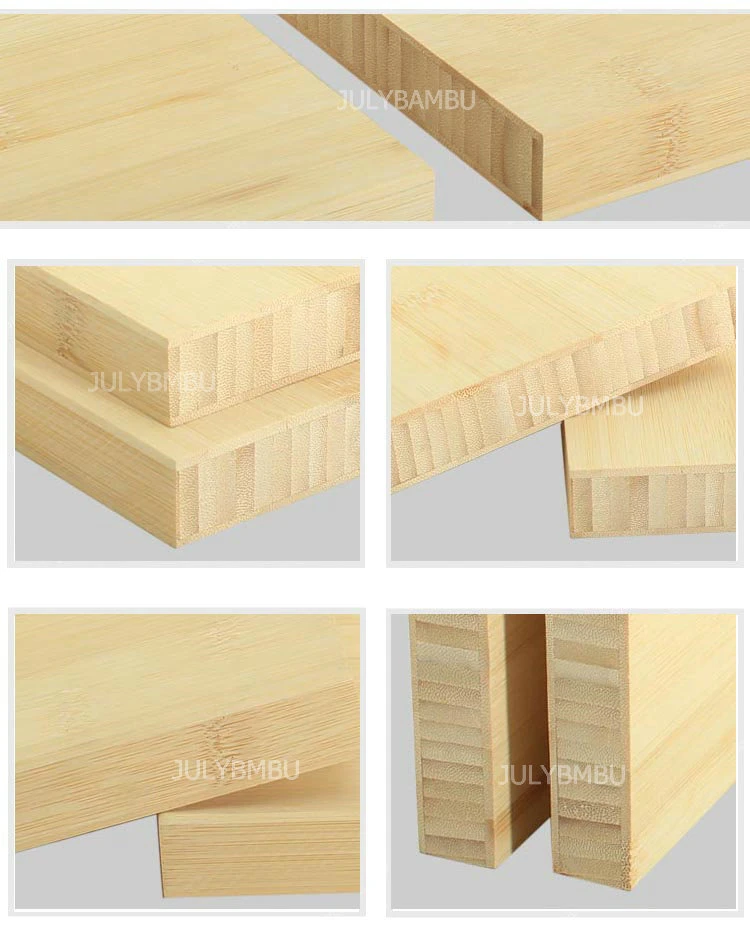 Furniture Material 3 Ply Bamboo Plates 100% Solid Bamboo Panels for Tabletop and Worktop