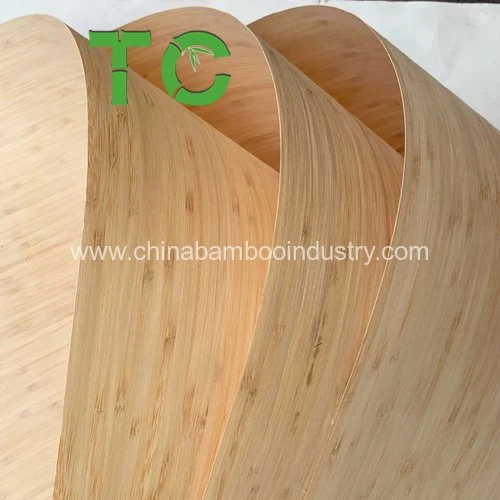 Factory Price 0.3mm 0.6mm Horizontal Bamboo Veneer Sheets for Fancy Decoration