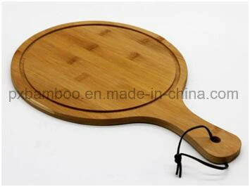 100% Natural Bamboo Kitchen Implements of Pizza Plate and Bamboo Pizza Board