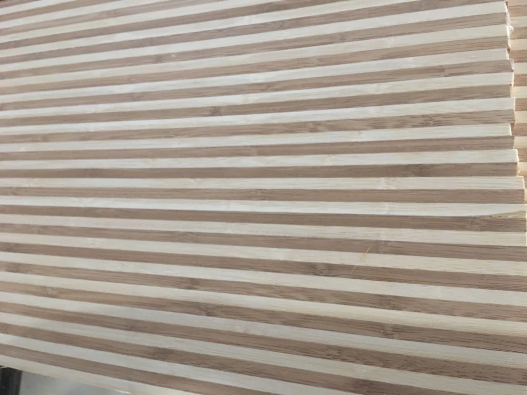 Zebra Bamboo Panels Tiger Color Bamboo Plank of 19mm Vertical Board
