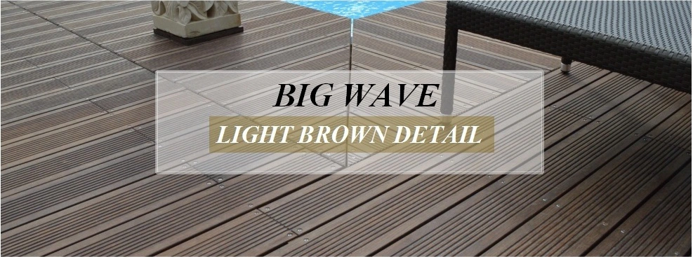 Anti-Insect Waterproof High Density Eco-Friendly Outdoor Strand Woven Bamboo Decking
