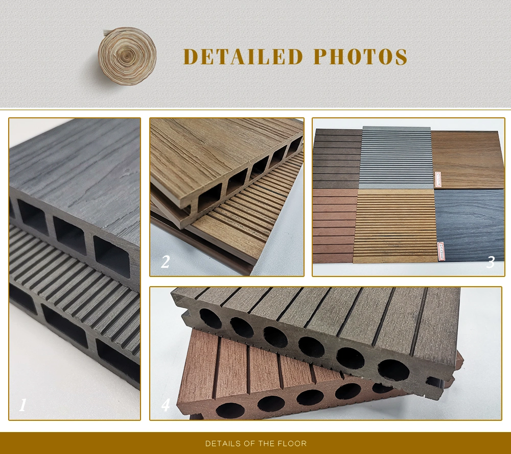 Anti-Moisture WPC Wood Plastic Composite Decking Bamboo Fence