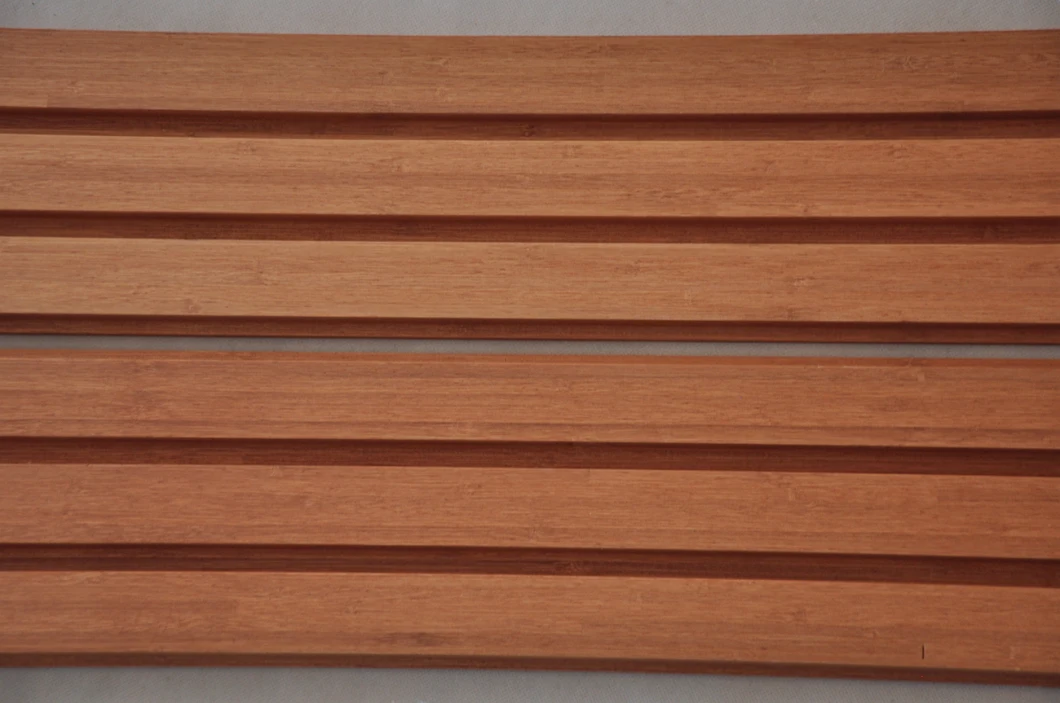 Indoor and Outdoor Grating Wall Panel New Design Solid Bamboo Wallboard Solid Vertical Wall Panel Bamboo Ceiling