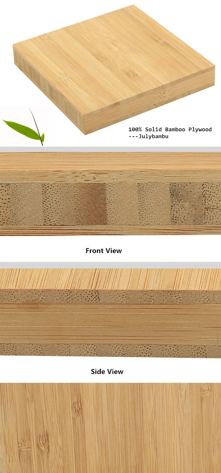 Pricing 3layer Carbonized Laminated Vertical Bamboo Plywood Panel for Worktops