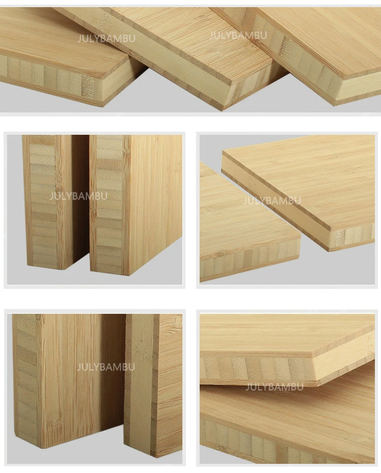 19mm Bamboo Ply Wood Unfinished Bamboo Timber Sheet for Worktop