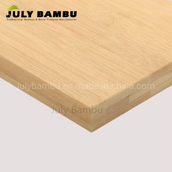 Construction Bamboo Natural Bamboo Plywood Panel for Indoor Decoration