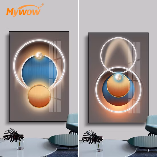 Bamboo & Wooden & Aluminium Post-Modern Wall Mural