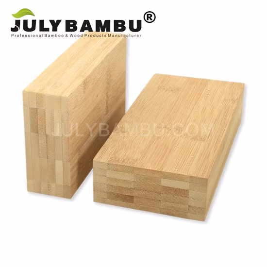 Bamboo Veneer Sheets Carbonized Horizontal 6 Layers 45mm for Longboard Deck