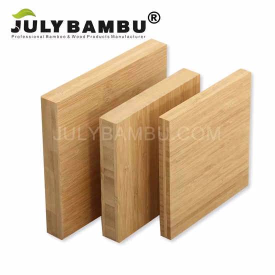 Bamboo Sheets 3 Layers Carbonized Vertical Horizontal 12mm with Fsc Certification