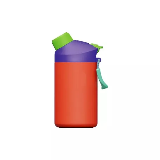 17 Oz Double-Wall Thermos Flask with Bamboo Cap Water Bottle