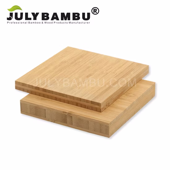 Furniture Board Laminated Bamboo Worktop Vertical 28mm Waterproof Cross Laminated for Kitchen