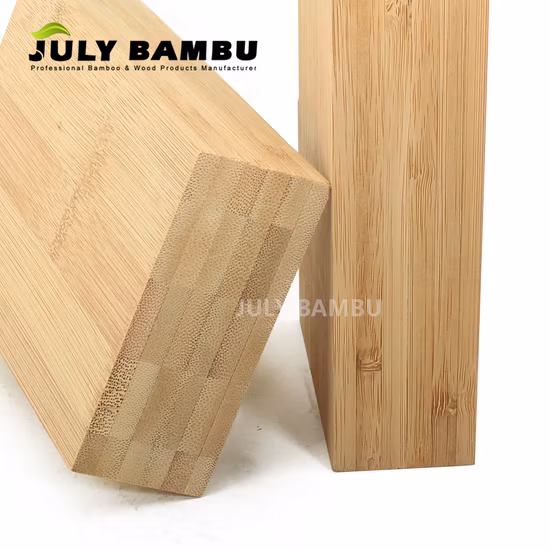 First Grade Laminated Bamboo Lumber / Bamboo Wood Use for Kitchen Worktop and Bamboo Table