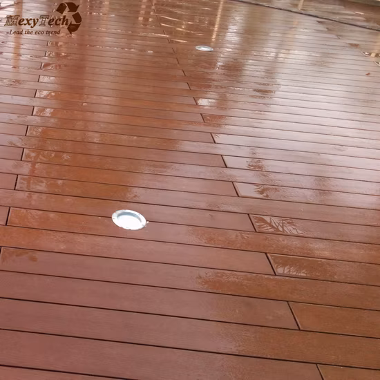 100% Recycled Engineered Wood Outdoor Bamboo Plastic Composite Deck