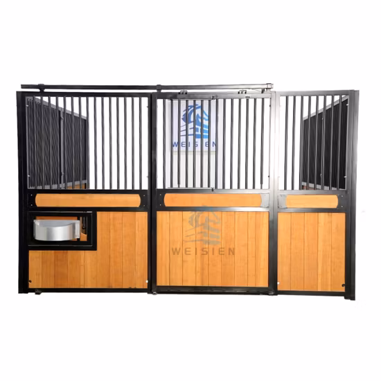 Horse Breeding Equipment Bamboo Galvanized Stainless Horse Stables Stalls Front Door